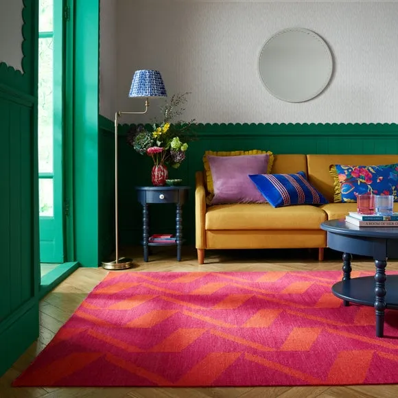 Sophie Robinson Zig Zag Wool Rug 1