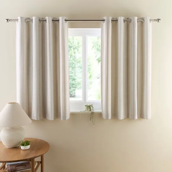 Salvage Stripe Eyelet Curtains 5