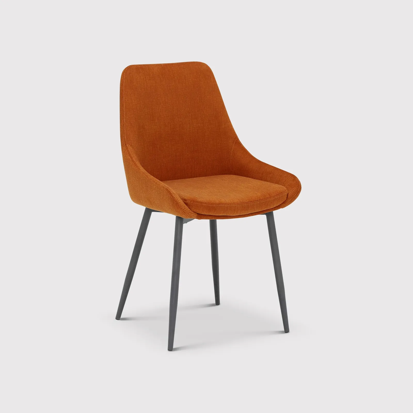 Emmett Dining Chair, Orange Fabric | Barker & Stonehouse 2