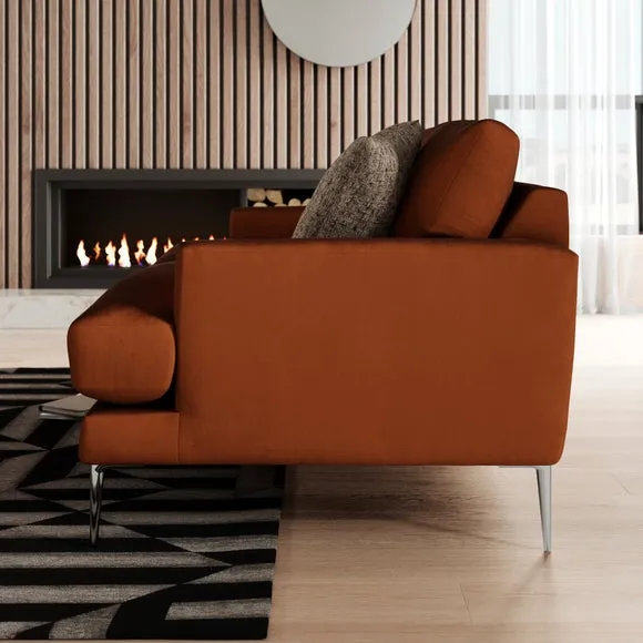 Lawson Matte Plush Velvet 2 Seater Sofa 2