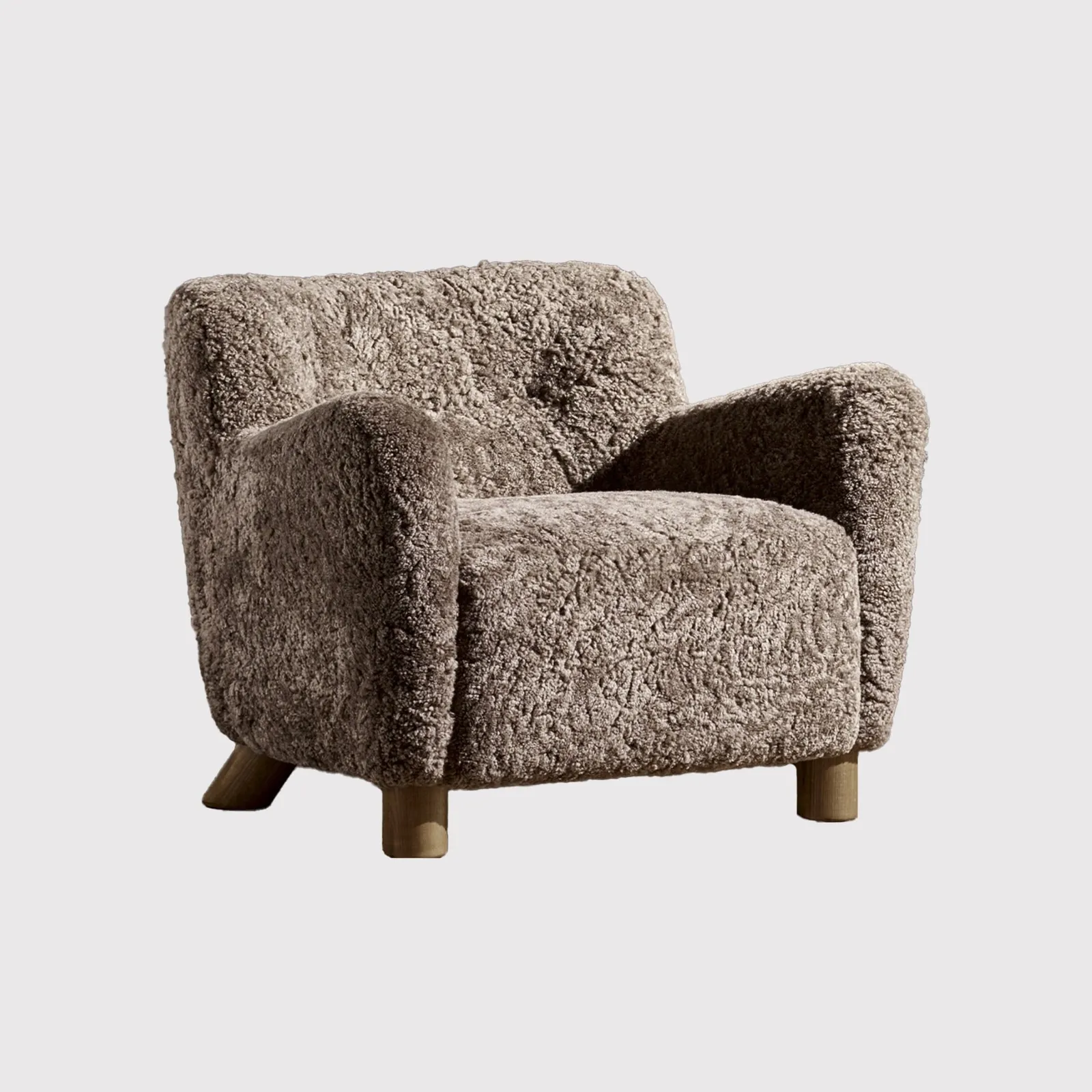 Timothy Oulton Ryeland Armchair, Brown Leather | Barker & Stonehouse