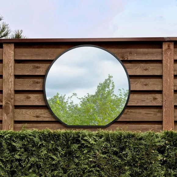 Circulus Round Indoor Outdoor Overmantel Wall Mirror 2