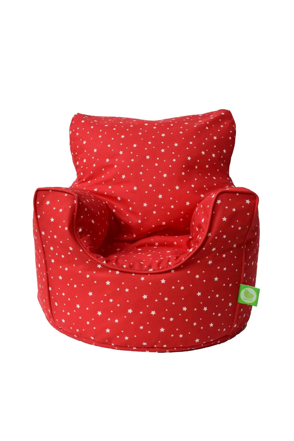 Bean Lazy Cotton Red Stars Bean Bag Arm Chair with Beans Child / Teen size