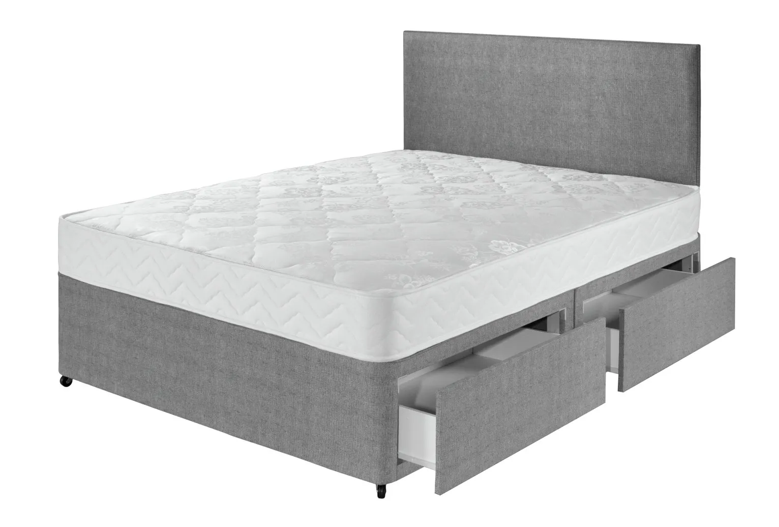 Argos Home Elmdon Comfort 4 Drawer Divan - Kingsize