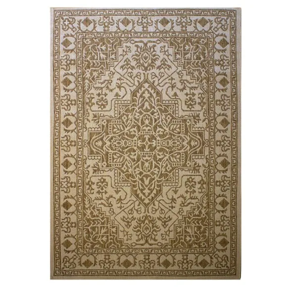 Traditional Border Indoor Outdoor Rug 5