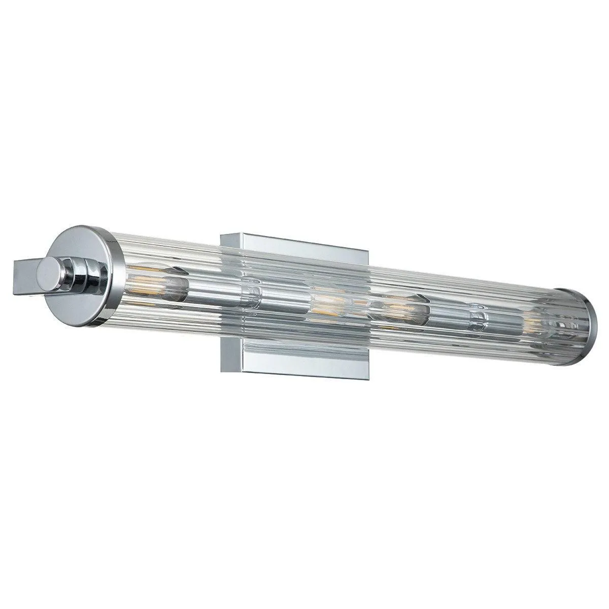 Netlighting Kichler Azores Bathroom Wall Lamp Polished Chrome IP44 in Grey 5