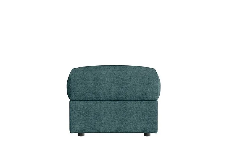 Pepino Fabric Storage Footstool - Baobab Blue