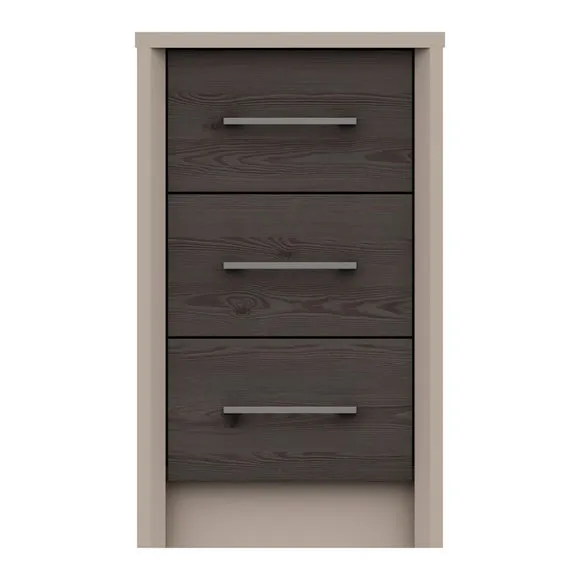 Dolan 3 Drawer Bedside Table