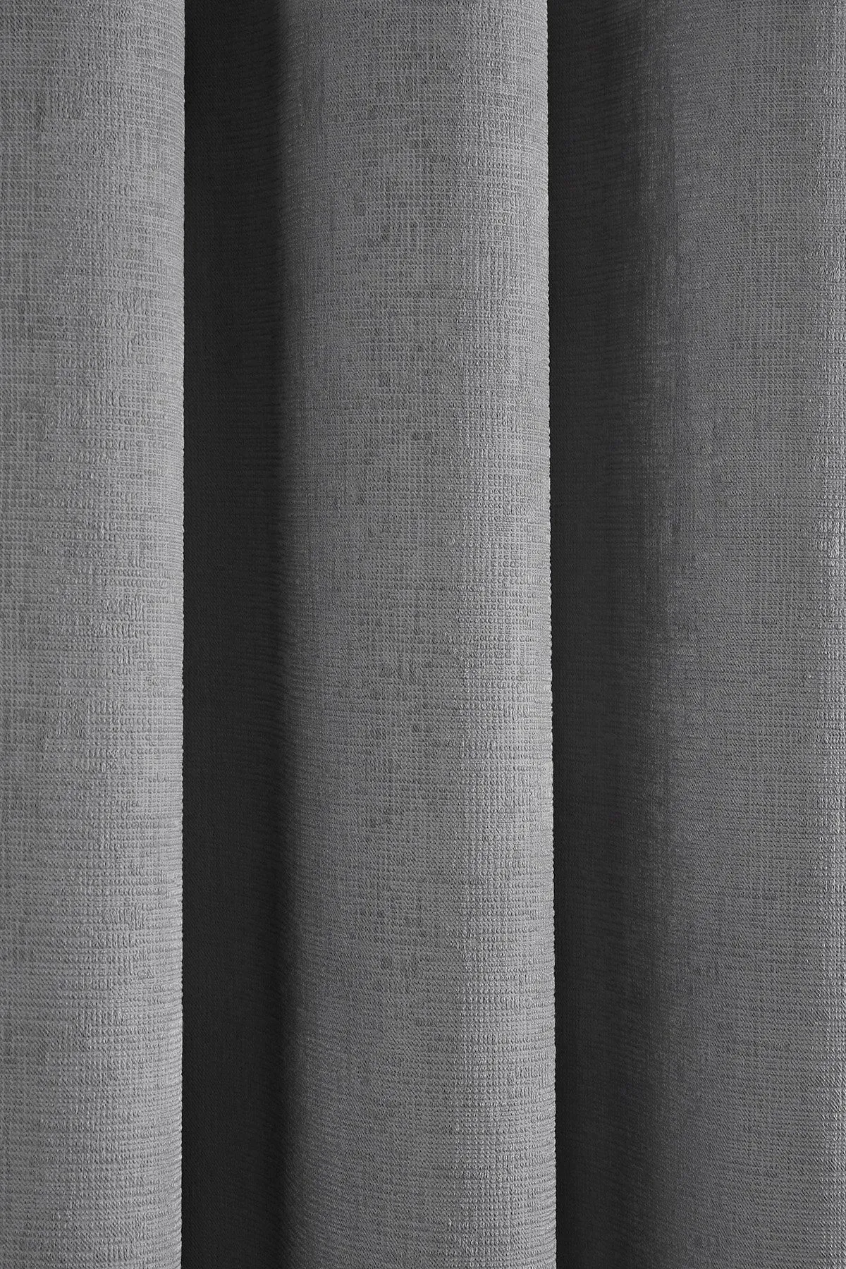 Fusion 'Strata' Triple-Woven Dimout Eyelet Curtains in Silver 4