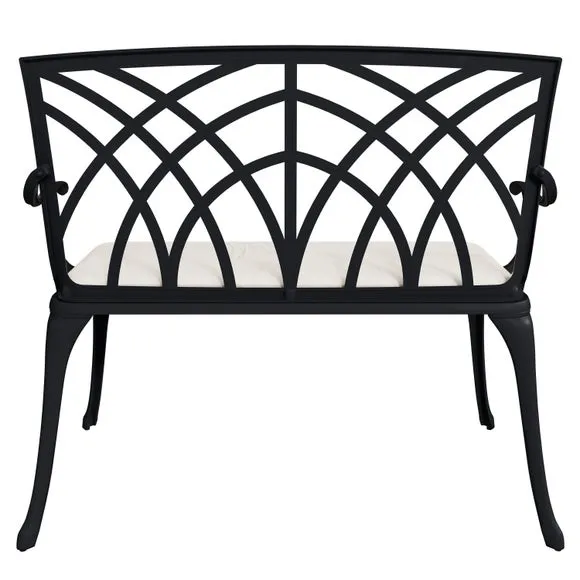 Cast Aluminium 2 Seater Bench 6