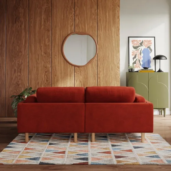 Newton Luxe Chenille Corner Chaise Sofa 3