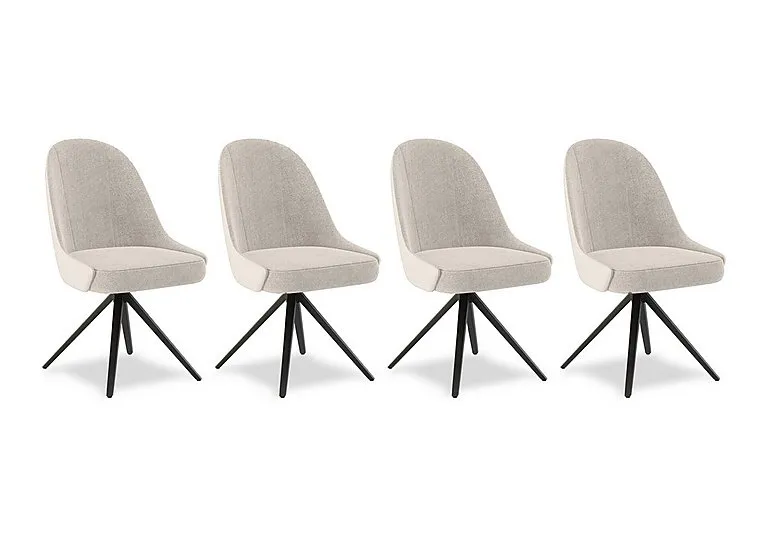 Jose Set of 4 Swivel Dining Chairs