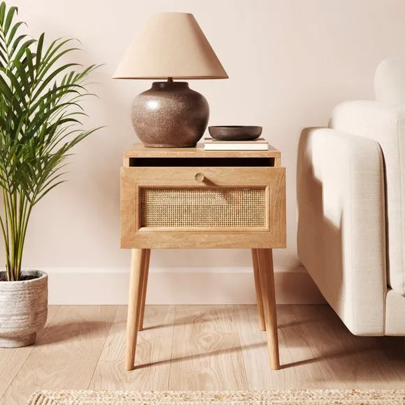 Jordyn Side Table, Mango Wood Effect 2