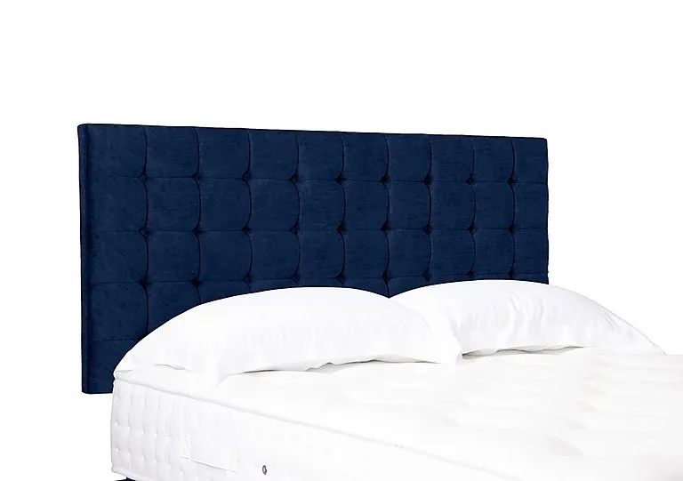 Artisan Collection Dot Standard Strutted Headboard - Single - Aston Navy