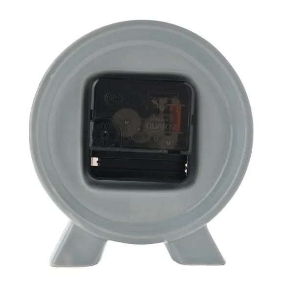 Interval Ceramic Round Mantel Clock 4