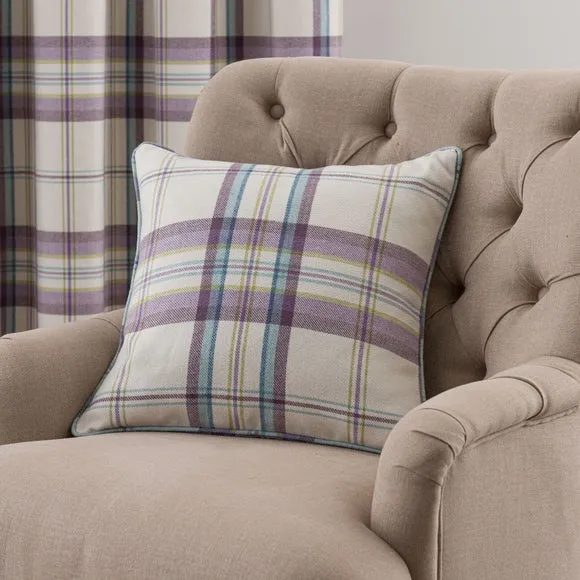 Henley Checked Eyelet Curtains 6