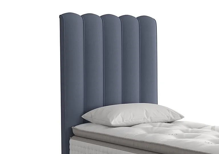 Highclere Floor Standing Headboard - Single - Gem Indigo