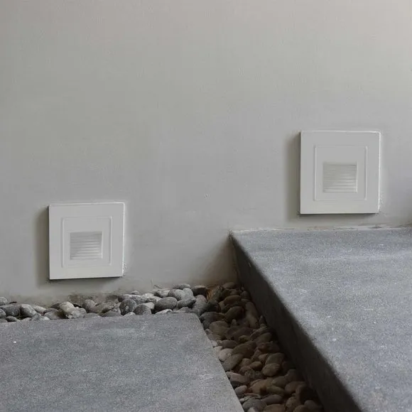 Set of 4 V-TAC 3W LED Square Step Lights 2