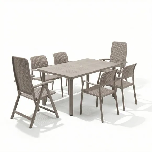 Libeccio 6 Seater Extendable Dining Set 2