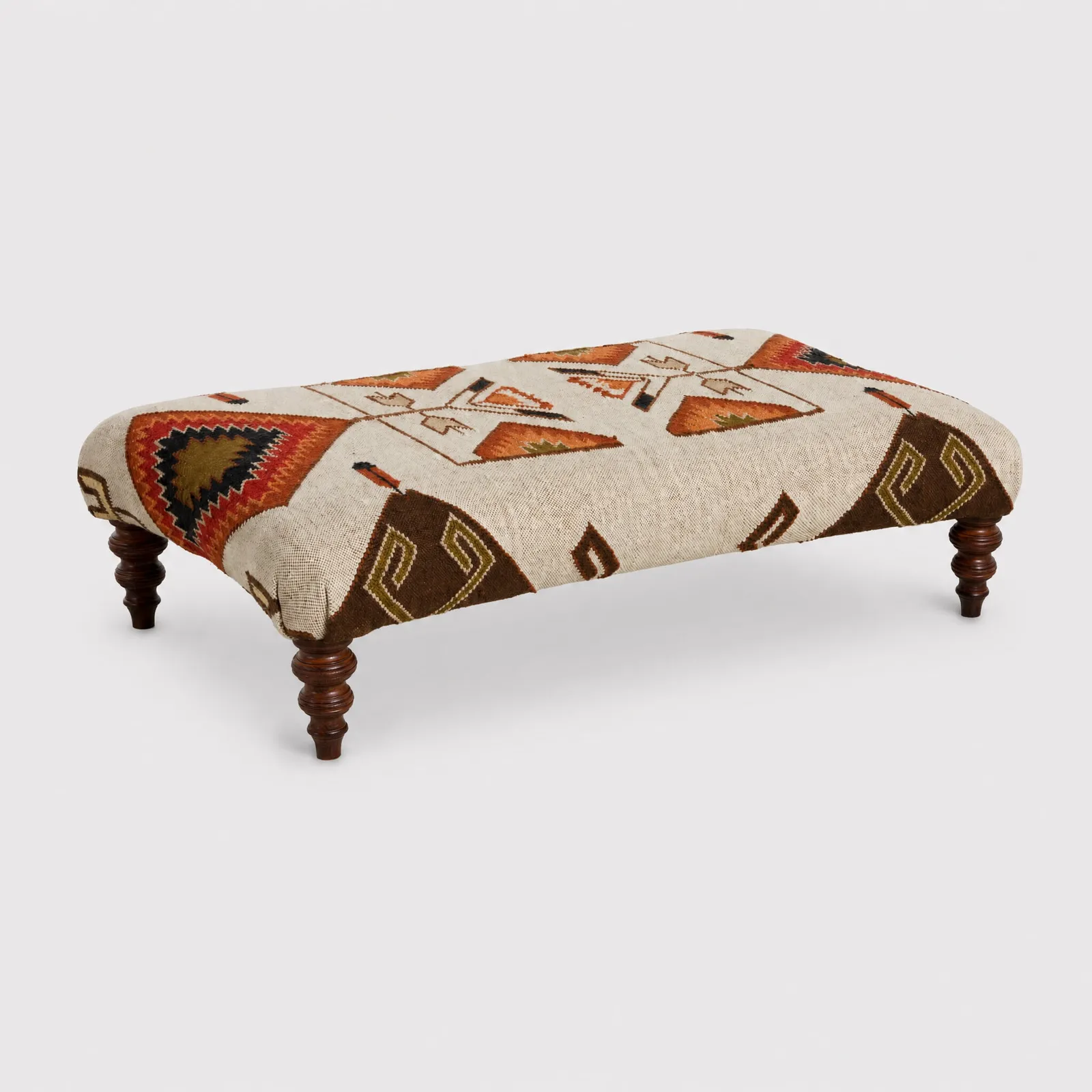 Tetrad Dakota Curved Plain Stool Fabric | Barker & Stonehouse