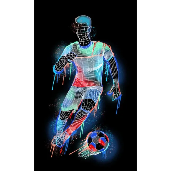 Boy Footballer Wall Mural 2
