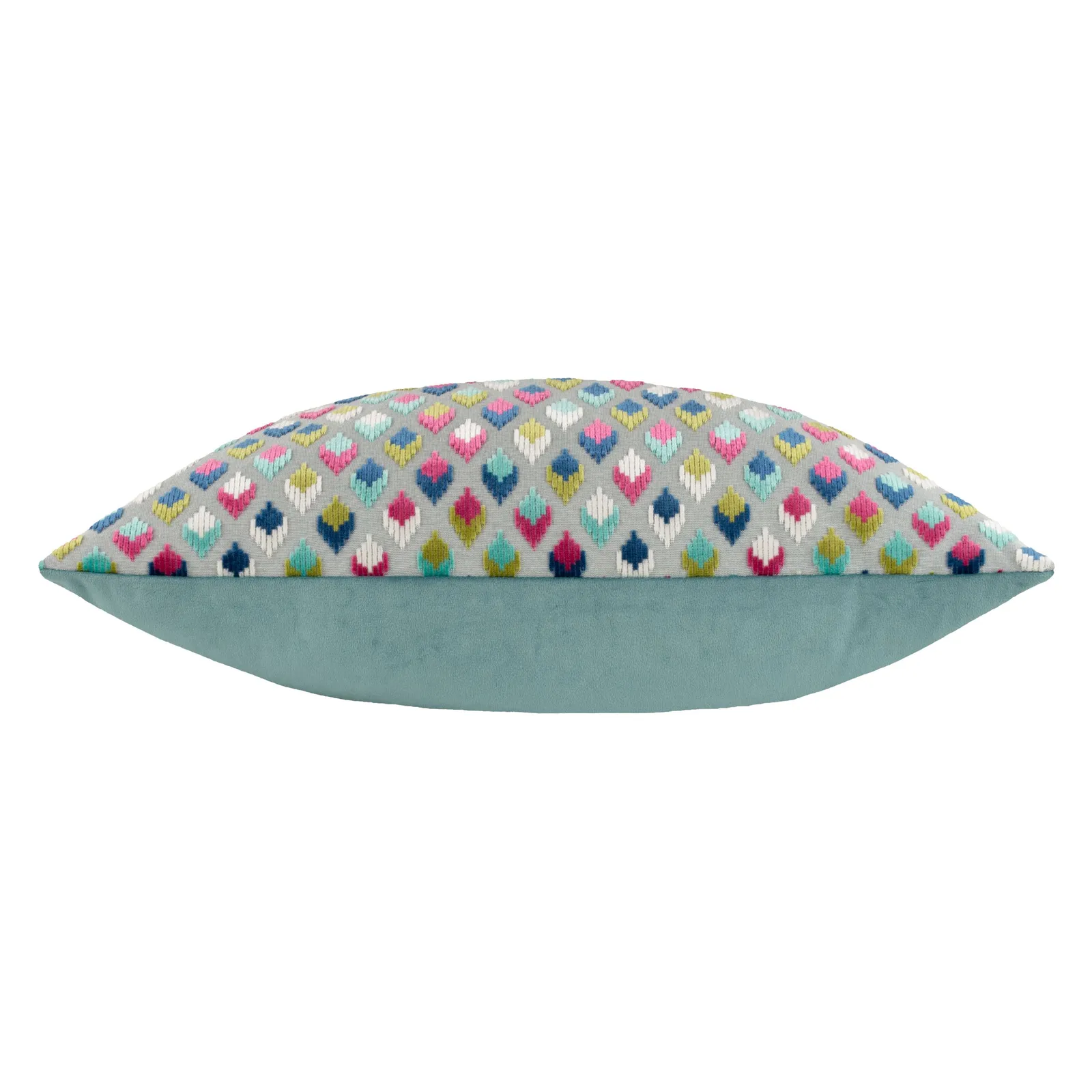 Paoletti Lexington Geometric Velvet Cushion 4