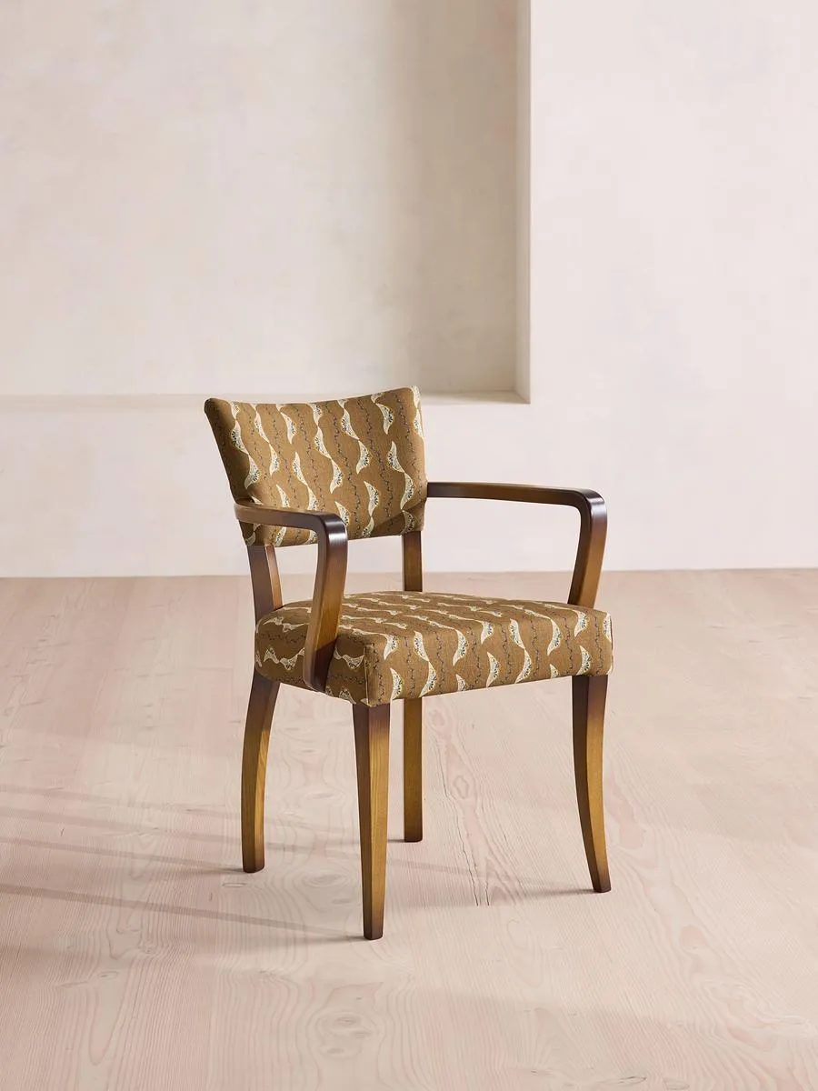 Molina Dining Armchair, Deklan Linen