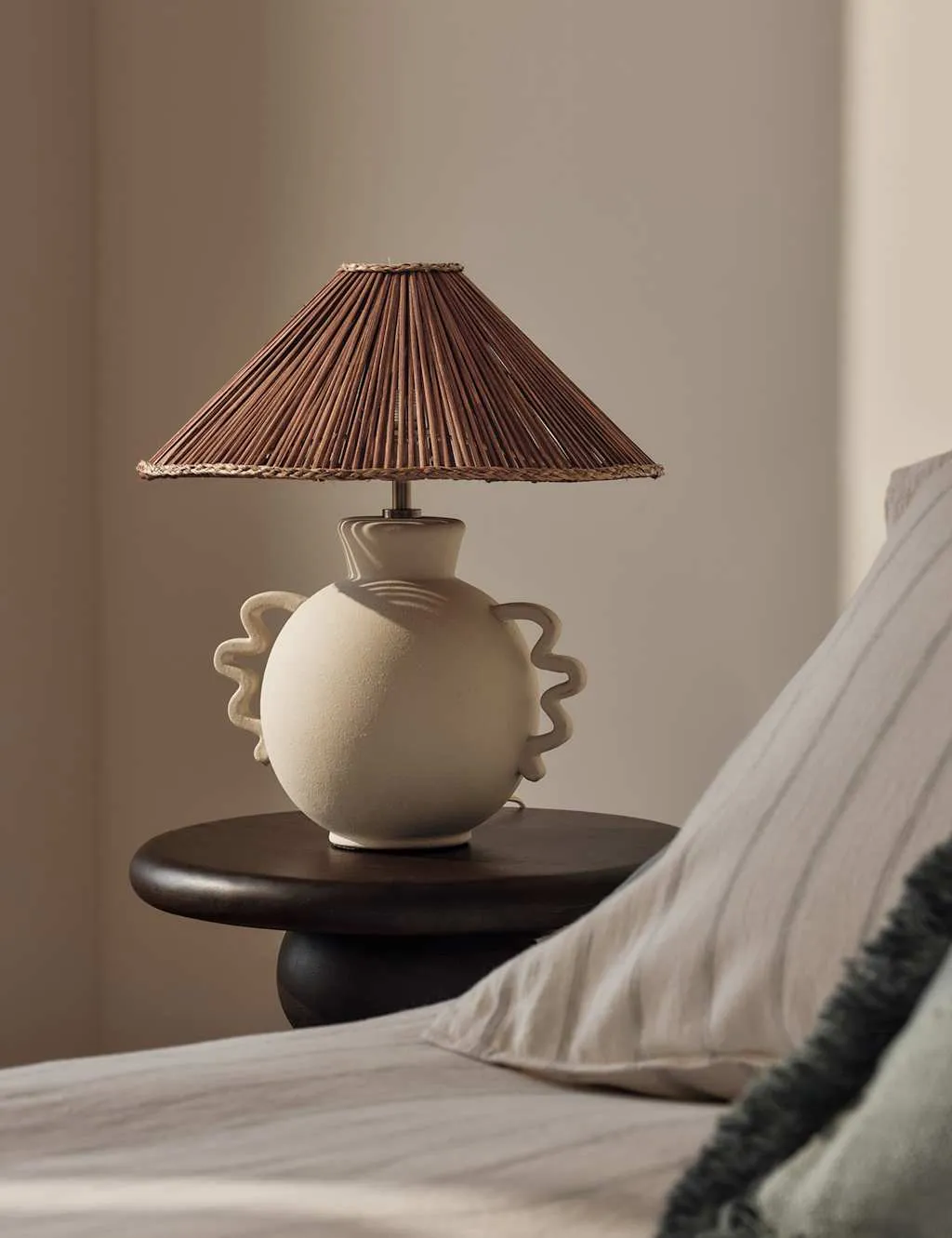 M&S Remi Table Lamp White