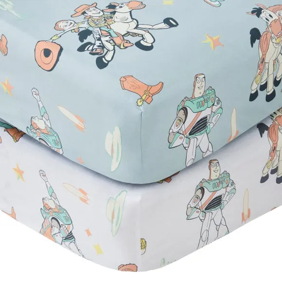 Disney Set of 2 Toy Story & Friends Fitted Bed Sheets 3