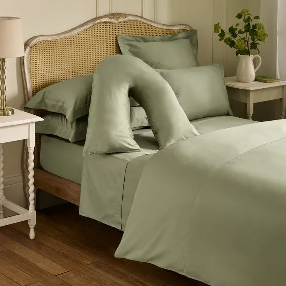 Dorma Luxe Egyptian Cotton Sateen V-Shaped Pillowcase 1