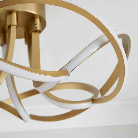Margot Semi Flush LED Ceiling Light 4