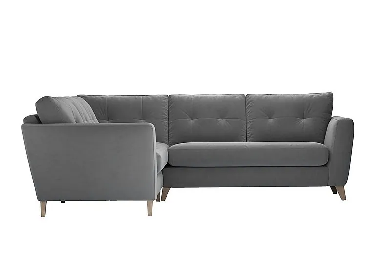 Hermione Fabric Corner Sofa - Koala Cub