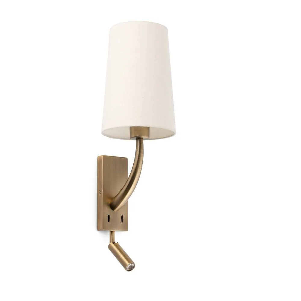 Netlighting Rem Reading Light Wall Light Gold E27