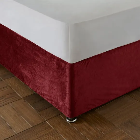 Catherine Lansfield Kingsley Matte Velvet Divan Base Bed Wrap 2