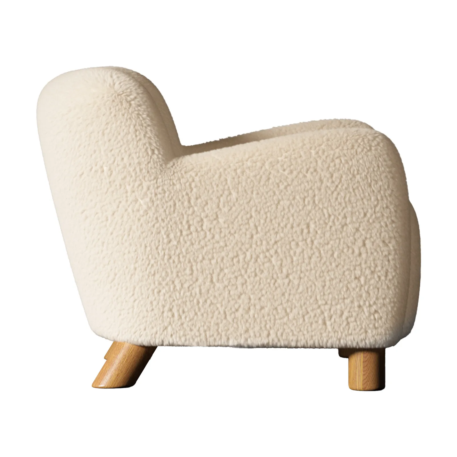 Timothy Oulton Ryeland Armchair, Neutral Leather | Barker & Stonehouse 3