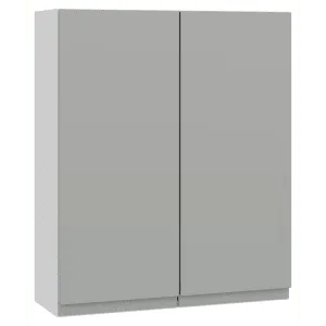 Wickes Lakemoor Dust Grey Slimline Depth Wall Unit - 600mm