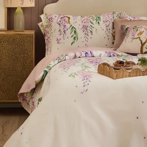 Mariposa Floral 100% Cotton Duvet Cover and Pillowcase Set 2
