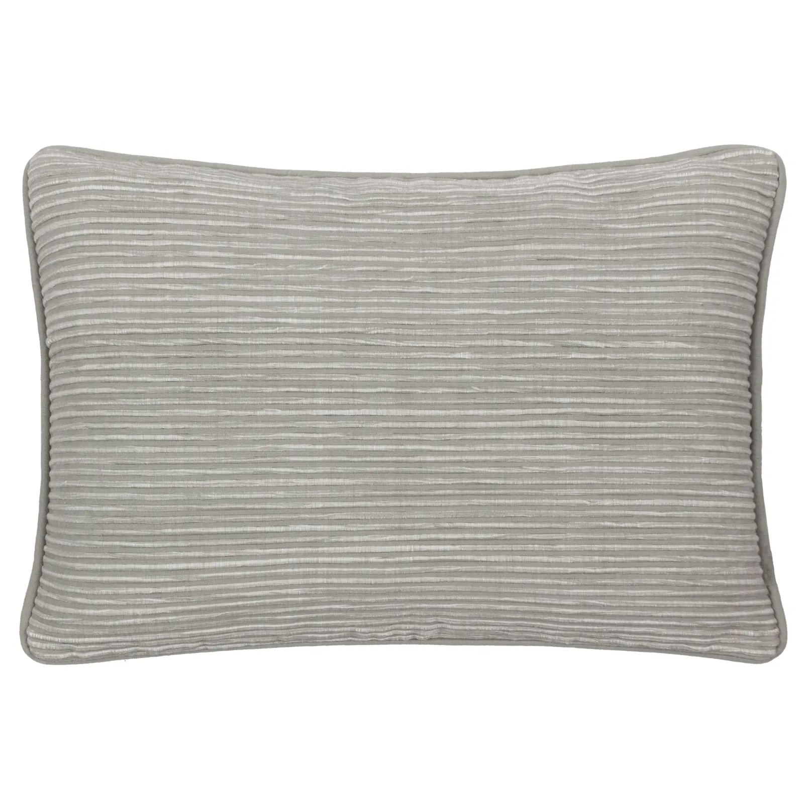 Yard Cove 100% Cotton Ribbed Cushion in Grey 2