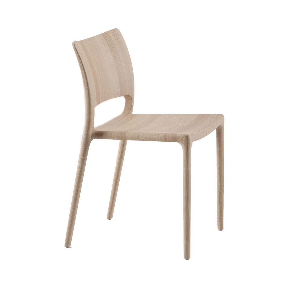 Artisan Latus Dining Chair Oak White Oil Wooden Seat 2