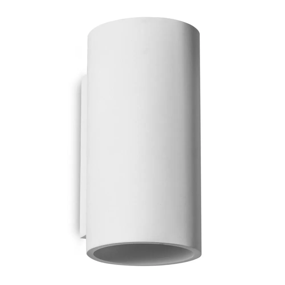 First Choice Lighting Andros - White Plaster GU10 Wall Light