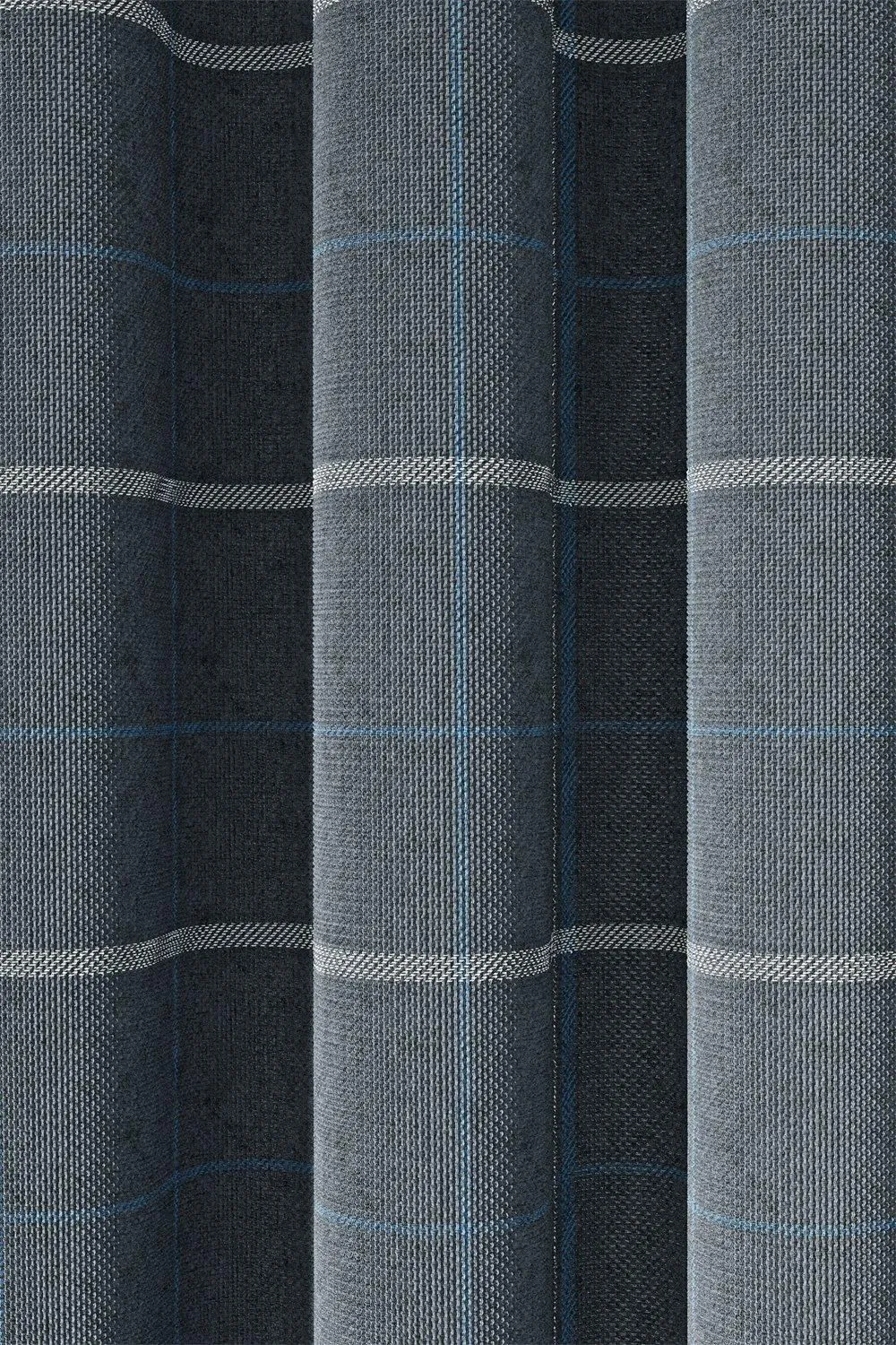Helena Springfield 'Harper' Woven Lined Curtains in Dark Navy 3