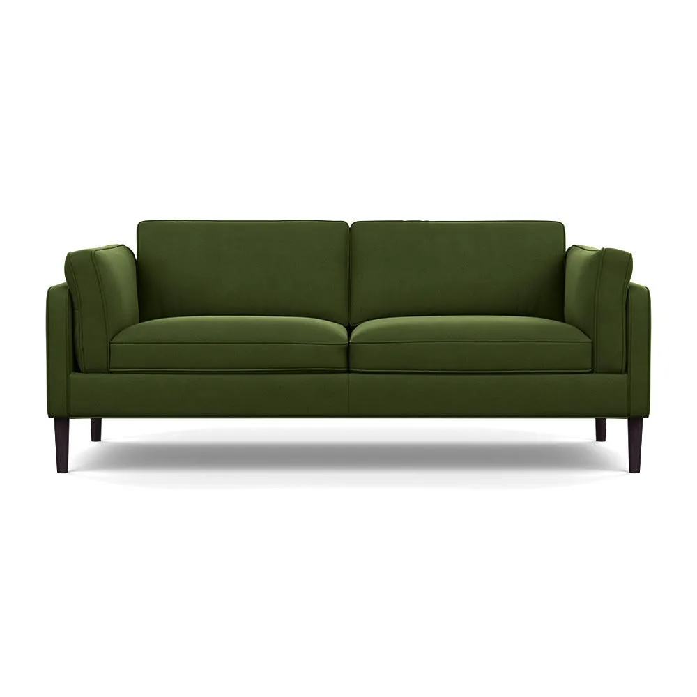 Heal's Sonno 3 Seater Nobilis Velvet Leaf Wenge Black Feet 1