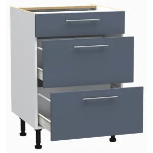Wickes Orlando Marine Blue Drawer Base - 600mm 2
