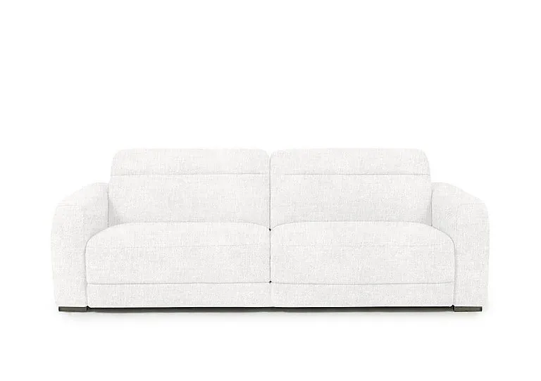 Edison Large Fabric 3 Seater Sofa - Frost