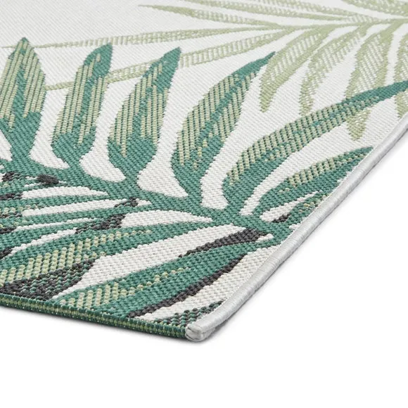 Miami Leaf Edge Indoor Outdoor Rug 5