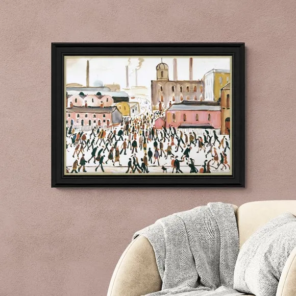 Artko Going to Work 1959 by L.S Lowry Framed Print