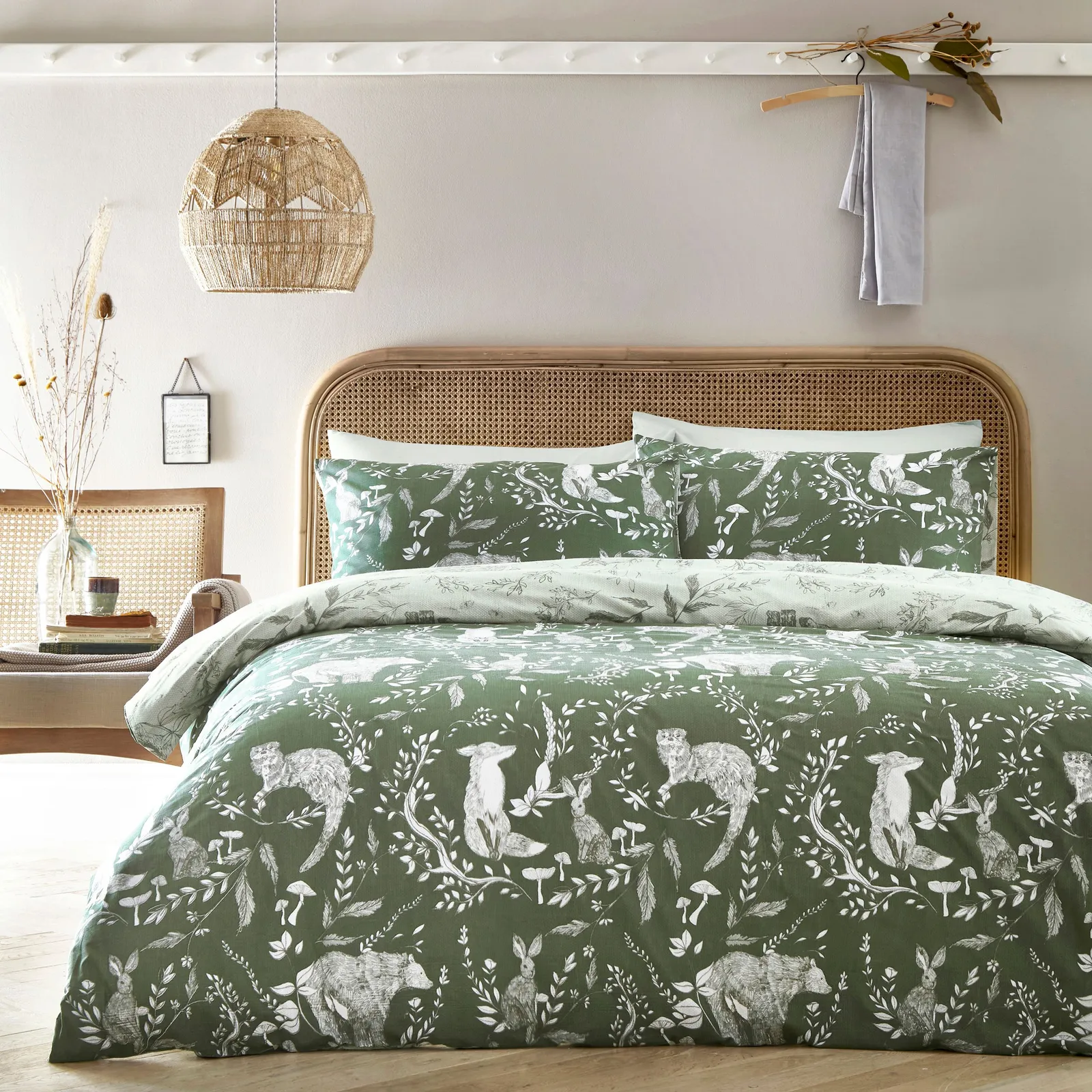 Furn Buckthorn Duvet Cover Set in Green