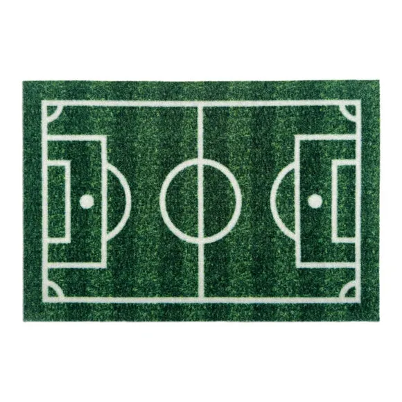 Marvel Printed Football Pitch Washable Rug 2