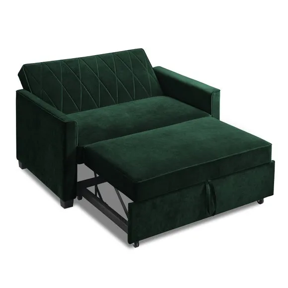 Serena Velvet 2 Seater Sofa Bed 5