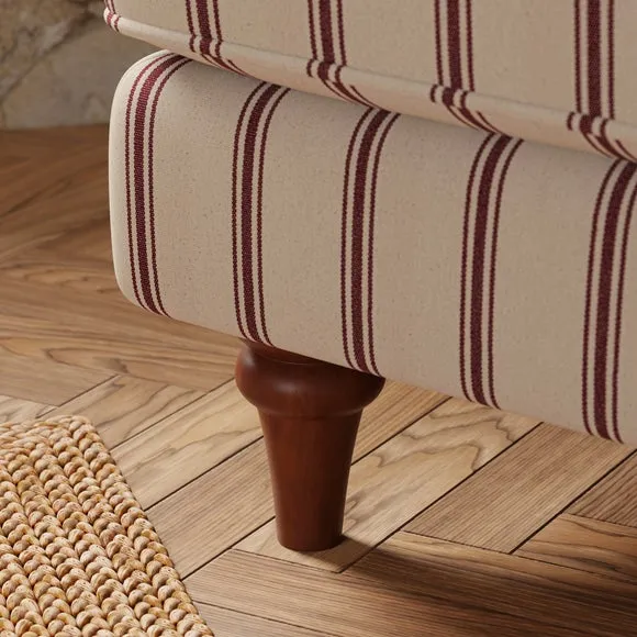 Beatrice II Folkstone Stripe Snuggle Chair 4